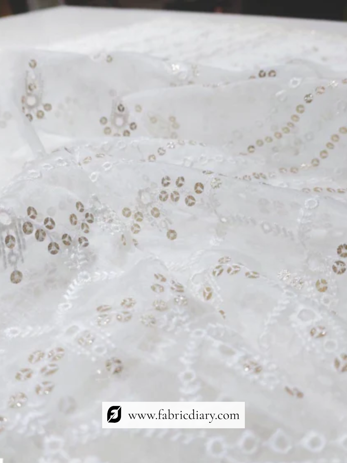 Beautiful Embroidered Dyeable Dupatta