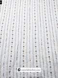 Zari work embroidery fabric for bridal lehengas