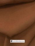 Brown Dyed Pure Bemberg Chiffon Fabric