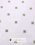 Designer georgette fabric with zari embroidery – embroidered butti material online