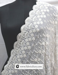 Chikankari Georgette Readymade Dupatta - 11294