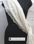 Chikankari georgette fabric – dupatta/scarf for festivals and weddings