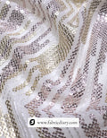 Lining pattern copper gold sequin fabric – buy wholesale for dresses and gowns