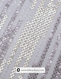Designer copper gold fabric with sequins – women’s ethnic and western wear