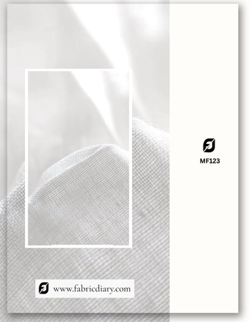 White Cotton Fabric #MF123D