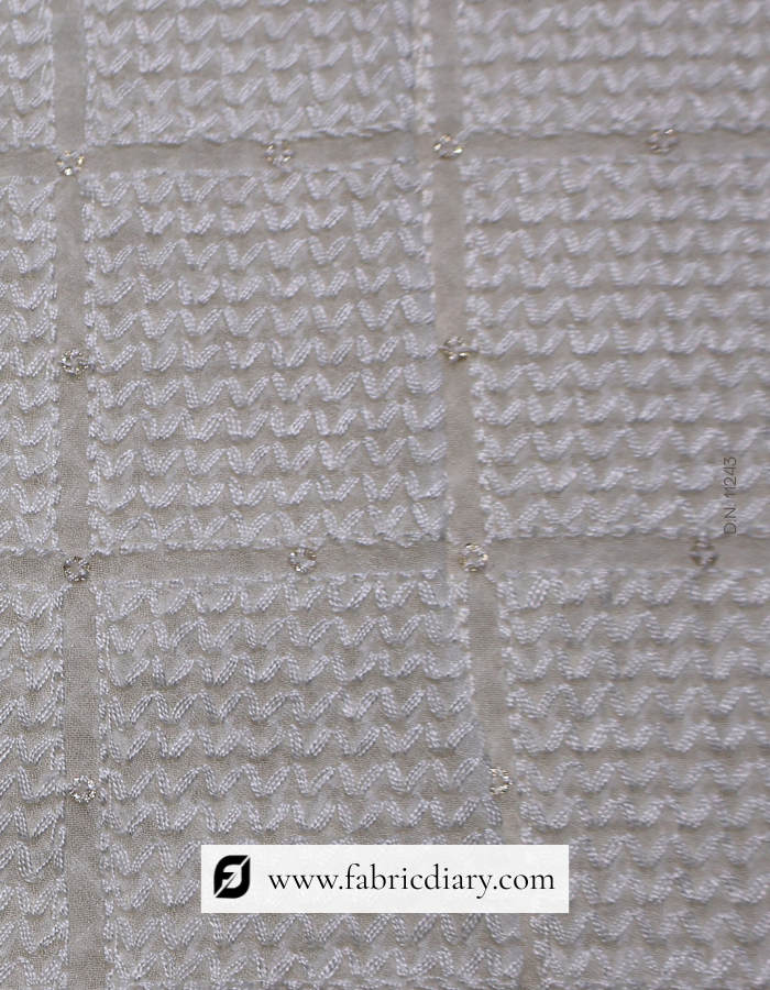 Buy online viscose georgette sequin fabric for premium garments