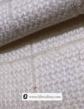 Wholesale embroidered georgette with glitter sequins for designers