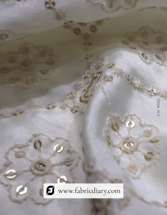 Buy allover embroidery fabric for men's wedding sherwani