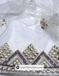 Designer Dupatta Fabric with Sequins Work – #836