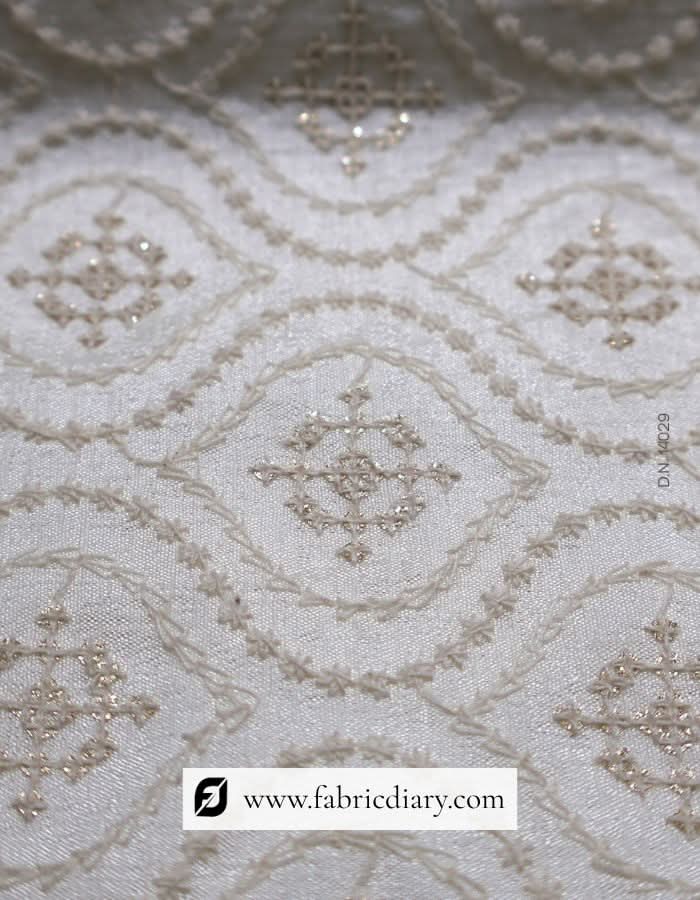 Exclusive Embroidered Sherwani Fabric