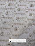 Royal embroidered sherwani fabric for groom's attire