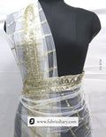Embroidered dyeable scarf – for suits, lehengas, and traditional dresses