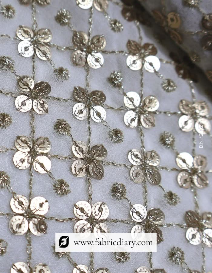 Designer Golden Blouse Fabric for Ladies in China
