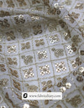 Designer Golden Blouse Fabric for Women