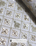 Golden blouse designer fabric for lehenga and saree wear