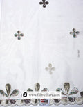 Multicolor sequins on net fabric – ethnic dupatta textile exporter online