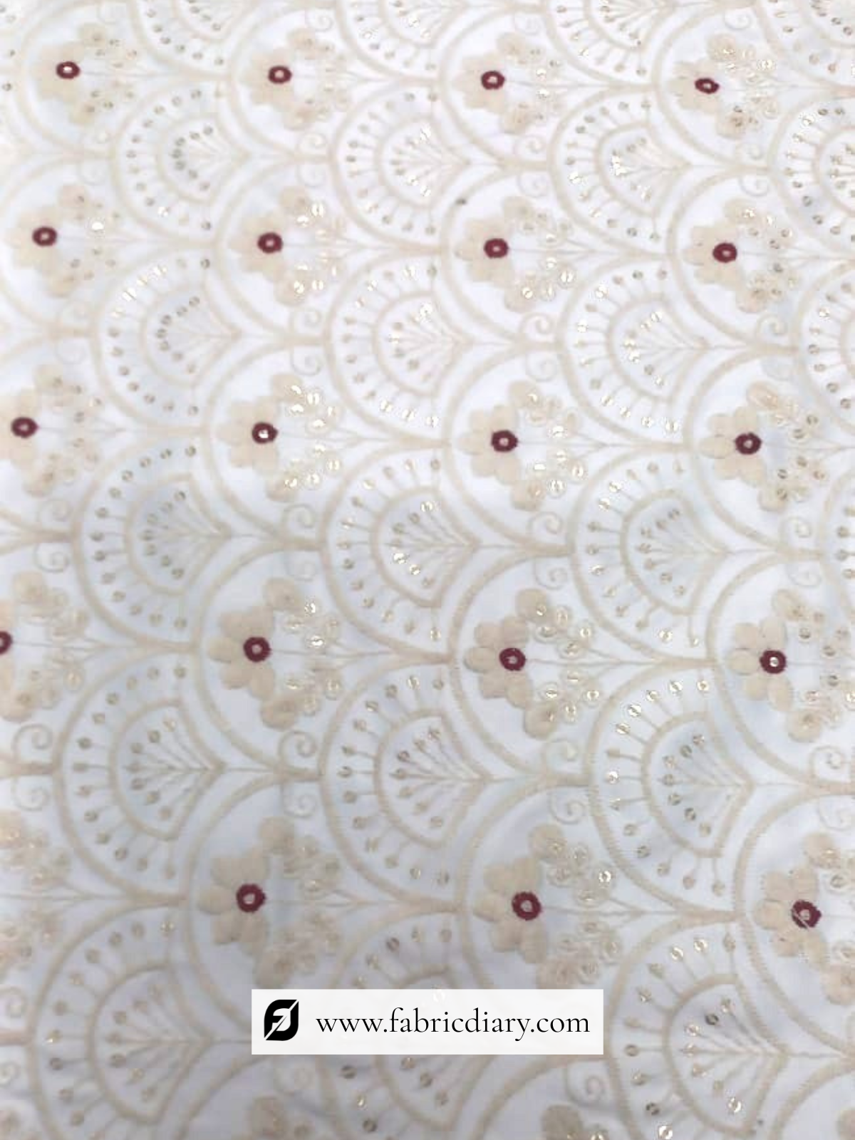 Menwear Waist Coat Embroidery Fabric