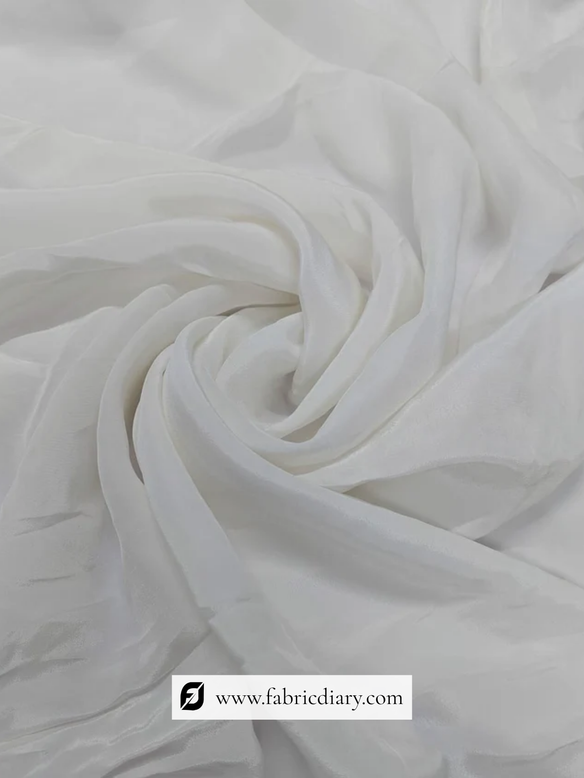 Smooth pure crepe ready for custom dyeing