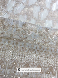 Embroidered Daman Tissue Jacquard Fabric