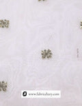 Zari work fabric with butti embroidery – buy online in bulk for dresses