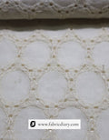 Cotton Schiffli embroidered fabric 44 inches wide
