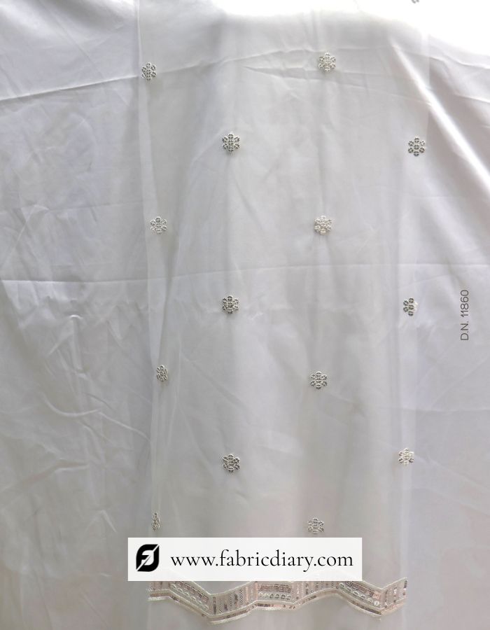 Buy mono sequin dupatta fabric – for luxurious ethnic and party garments