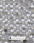 Wholesale embroidered golden sequin blouse fabric