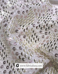 Exclusive allover sequin fabric on georgette – party wear designer fabric
