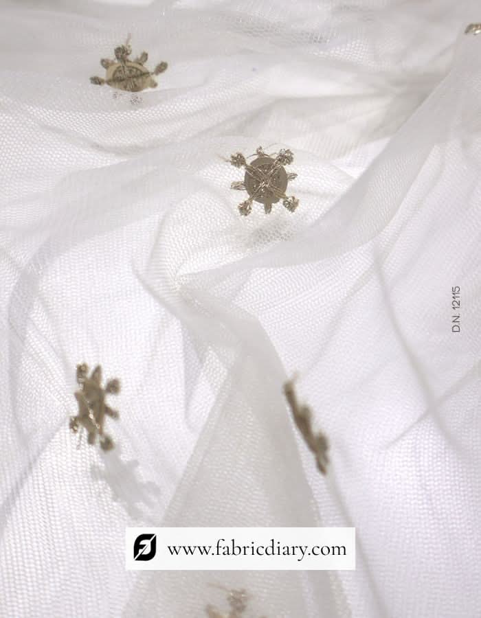 Zari butti fabric for women’s wear – buy online luxurious designer material