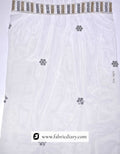 Wholesale two side sequins border dupatta – net embroidered fabric for dressmakers