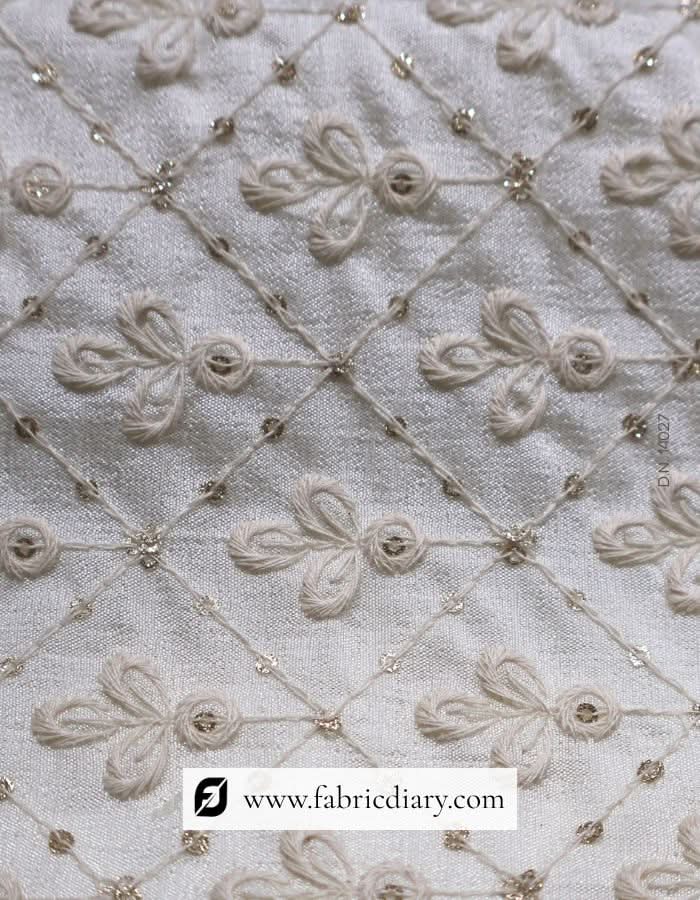 Designer Embroidered Sherwani Fabric for Men