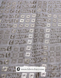 Wholesale geometric embroidered sequin fabric for garments