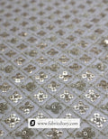 Wholesale golden blouse fabric for bridal and festive fashion