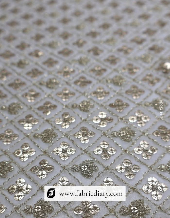 Wholesale golden blouse fabric for bridal and festive fashion
