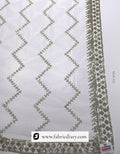 Buy dyeable gold sequin dupatta – net embroidered scarf for fashion collections