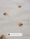 Buy designer organic butti cotton fabric online