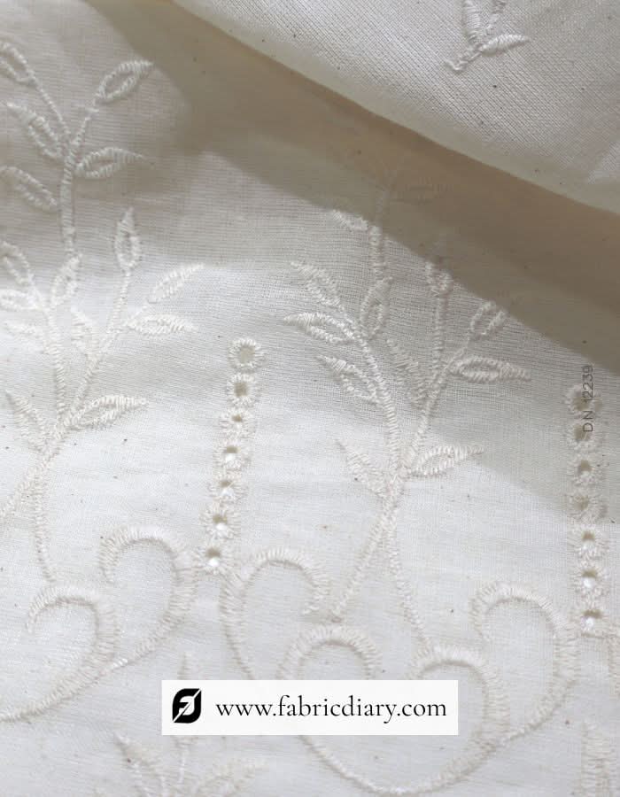 Elegant Hakoba dress fabric – floral embroidery fabric for global supply