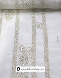 Floral embroidered chain stitch fabric – bulk supplier for women’s fashion