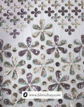 Buy floral sequin fabric – online supplier for ethnic and western bridal dresses
