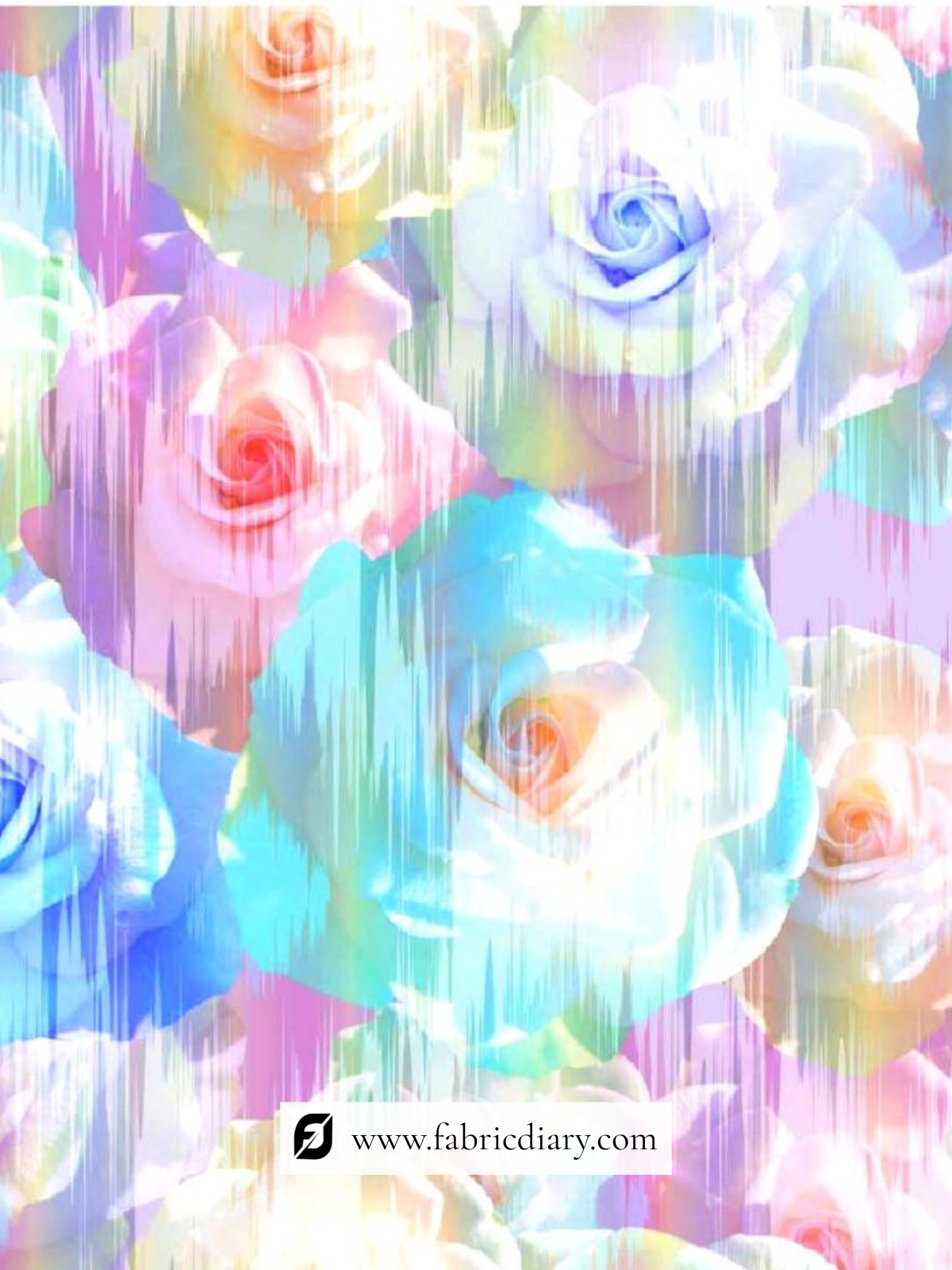 Floral Printed Pure Raw Silk Satin Fabric