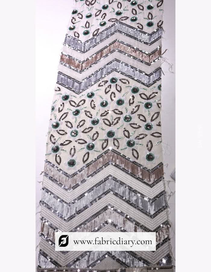 Floral Sequin Fabric for Women's Global Fashion Dresses