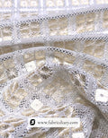 Golden 4-square sequin textile – buy online for gowns, lehengas and suits