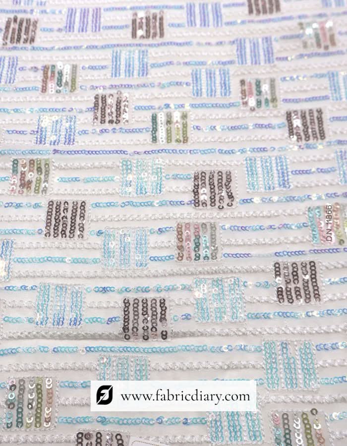 Glamorous Multicolor Sequin Fabric for Premium Garments – #866