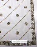Premium embroidered net fabric – sequins designer dupatta online