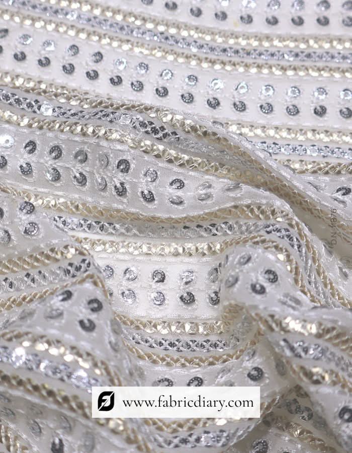 Buy gold silver embroidered fabric – wholesale supplier of fashion textiles