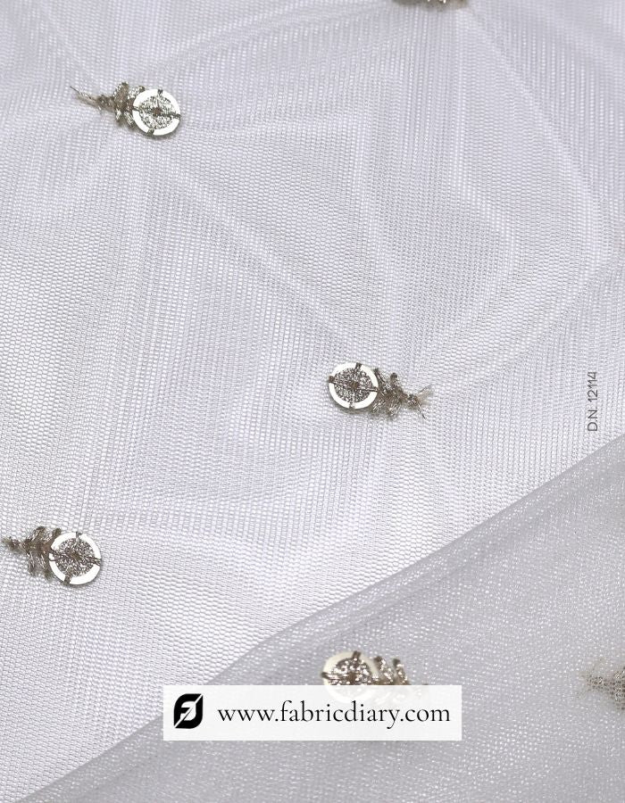 Buy golden zari embroidery fabric – premium textile for lehengas and kurtis