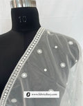 Buy mirror embroidered organza dupatta online for women