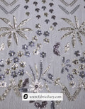 Luxury Indian sequin fabric for bridal and ethnic gowns