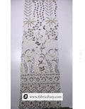 Indian Luxury Sequin Fabric with Daman Pattern for Designer Dresses