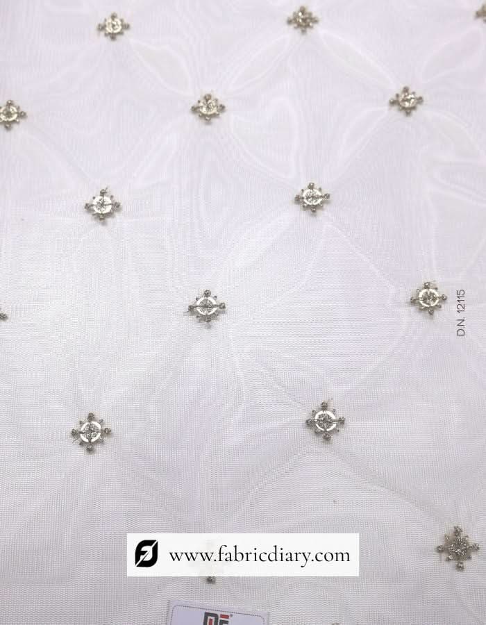 Zari designer fabric for dresses and suits – ethnic embroidered material supplier